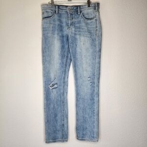 Anthropologie Pilcro Distressed Slim Boyfriend Jeans 27
